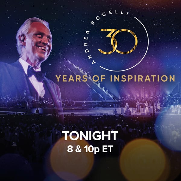 30 Years of Inspiration with Andrea Bocelli