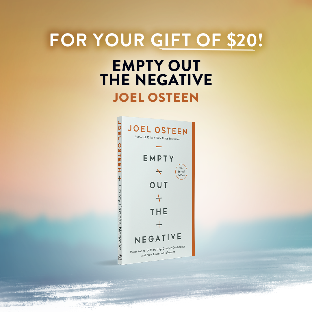 For Your Gift Of $20—Receive this powerful resource, "Epmty Out The Negative"