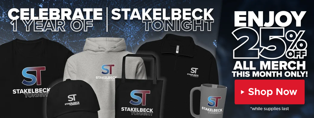 Shop Now While Supplies Last- Stakelbeck Tonight Anniversary Sale!