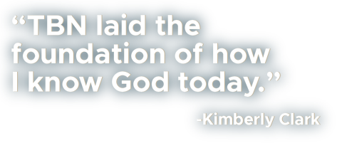 Kimbery's Testimony Credits TBN