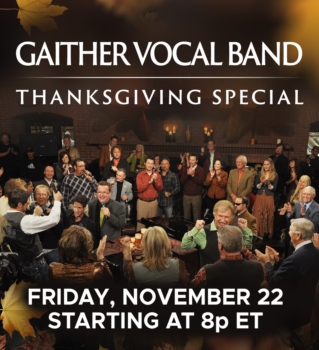 Prepare for a Season of Thankfulness with the Gaithers.